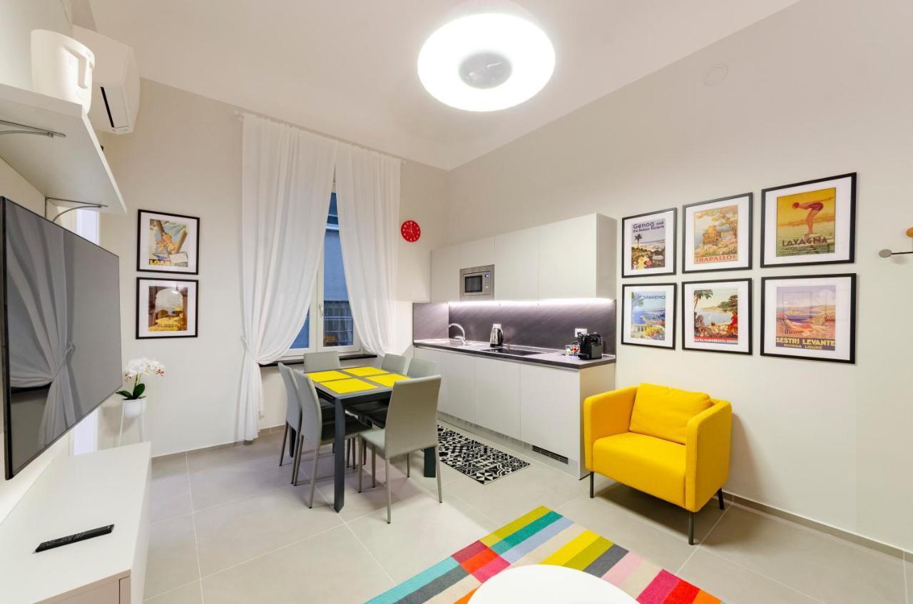 شقة Joivy Bright Flat In The Perfect Centre Of جنوة المظهر الخارجي الصورة